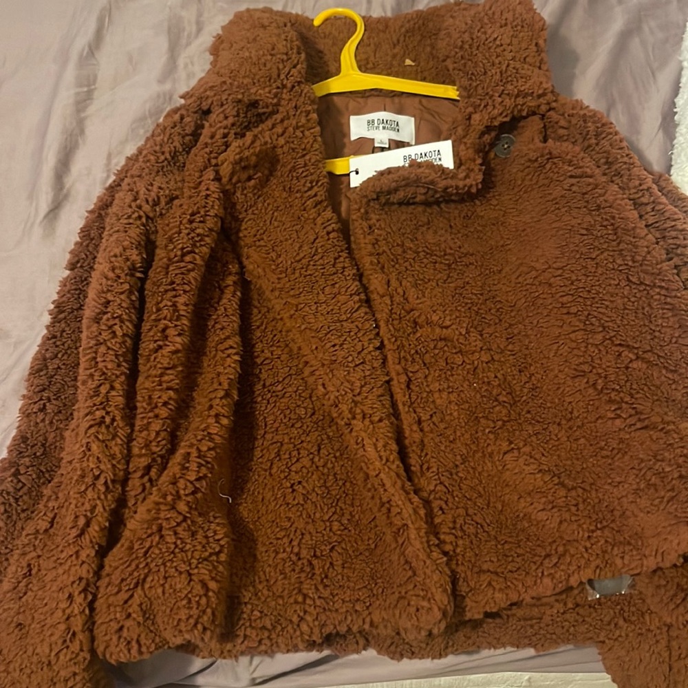Brown  Sherpa bb Dakota Steve Madden size large brand new tags still on